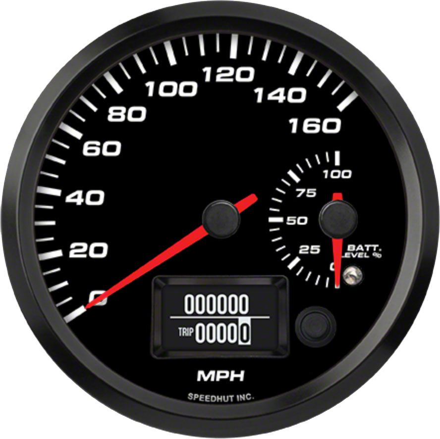 Speedhut Universal AM EV Series AEM 4-1/2-Inch Dual Gauge with Warning ...