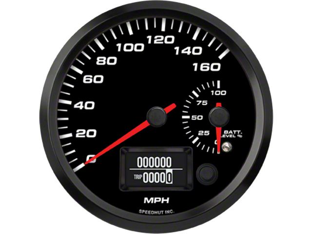 Fast Speedometer Ev Speedhut Universal AM EV Series AEM 4-1/2-Inch Dual Gauge with Warning ...