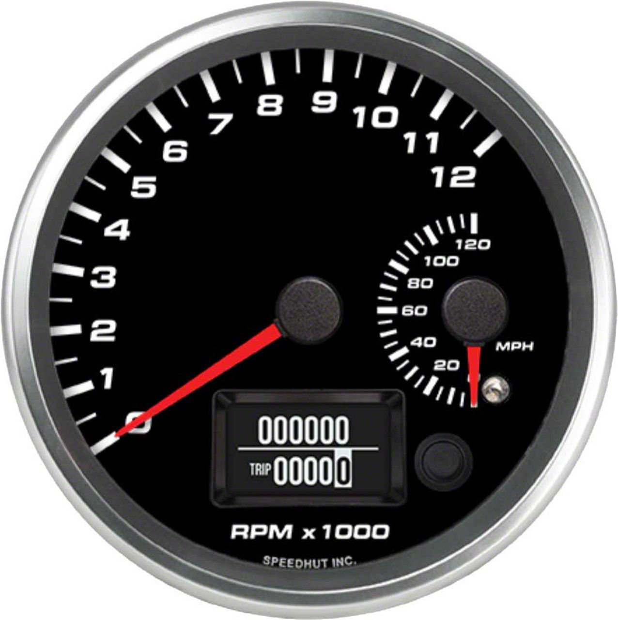 Speedhut Universal AM Legacy Series 4-1/2-Inch Dual Gauge; 120 MPH GPS ...