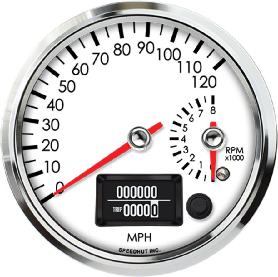 AU HP02 Precision GPS Speedometer - Digital LCD Display Shows MPH & KM/H, Universal Fit For Cars & Boats