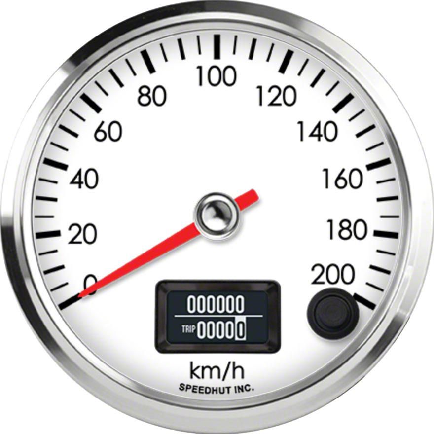 Speedhut Universal AM Legacy Series 3-3/8-Inch Programmable Speedometer ...