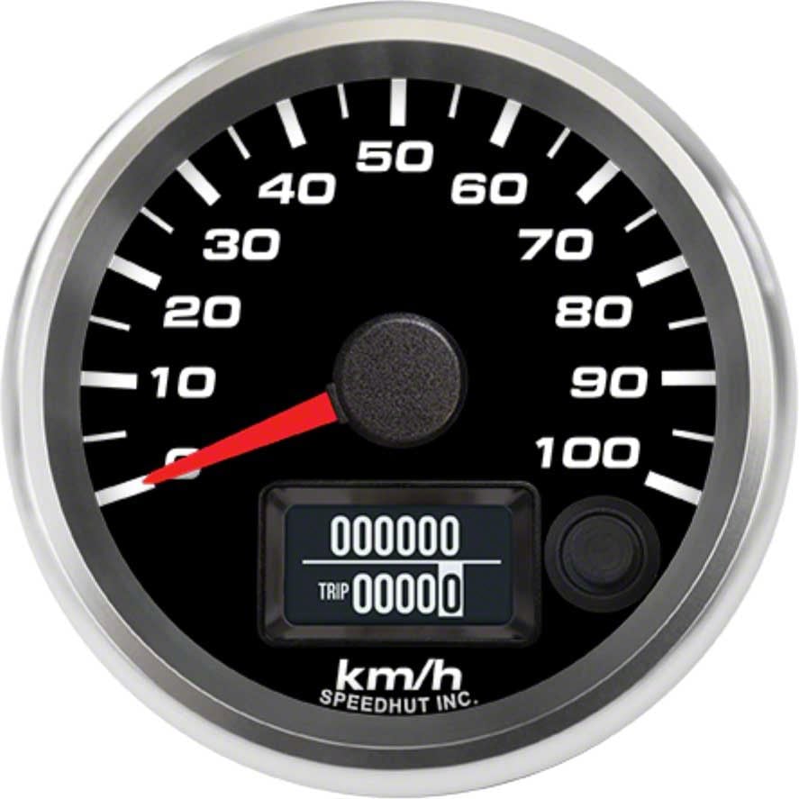 Fedex Speedometer Speedhut Universal AM Revolution Series 2-5/8-Inch GPS Speedometer; 100 ...