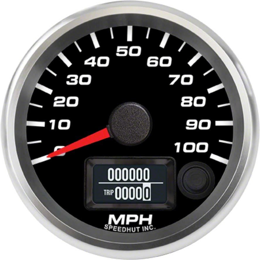 Speedhut Universal AM Revolution Series 2-5/8-Inch GPS Speedometer; 100 ...