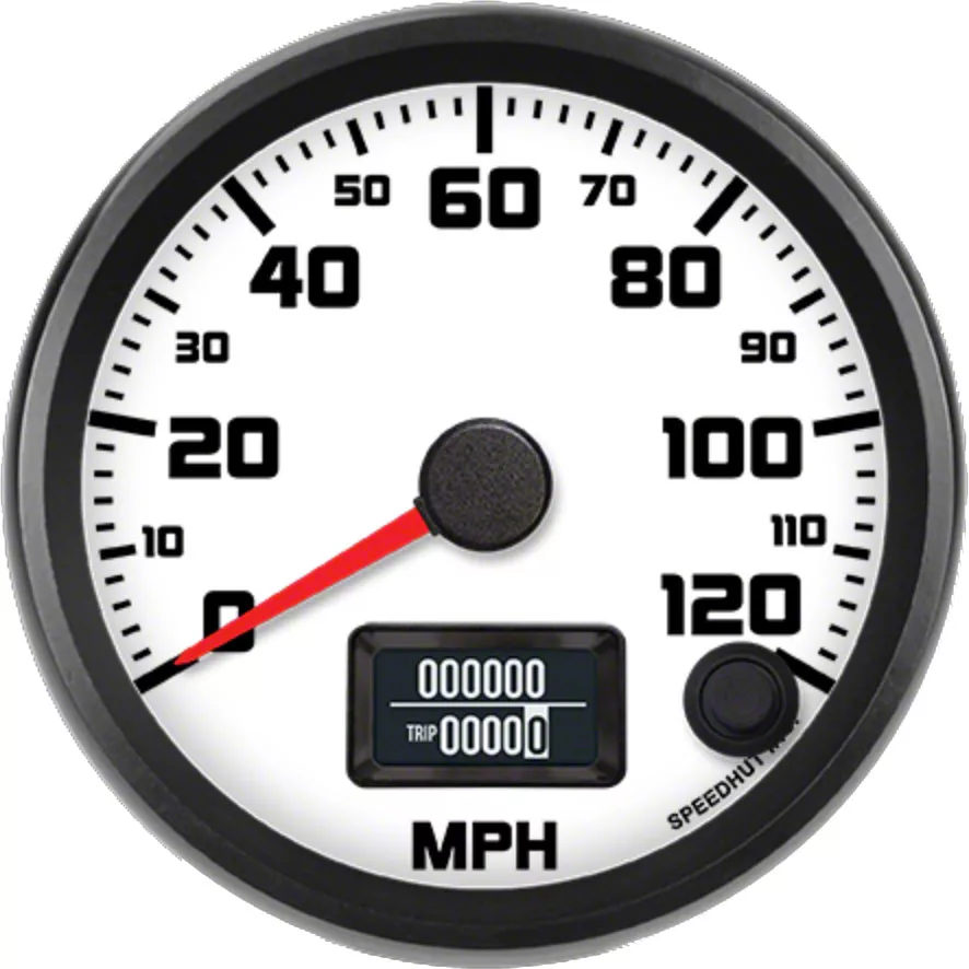 Speedhut Universal AM Street XL Series 3-3/8-Inch GPS Speedometer; 120 ...