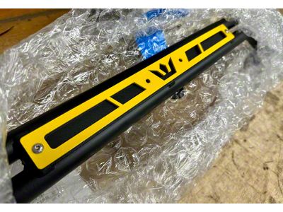 SpeedLogix 2-Point Front Strut Brace; Yellow (09-23 5.7L HEMI, 6.4L HEMI Challenger)