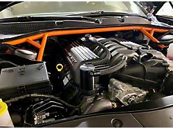 4-Point Front Strut Tower Brace; Anodize Blue (08-10 Challenger)