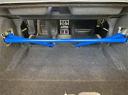 4-Point Rear Shock Tower Brace; Flat Black (08-23 Challenger)