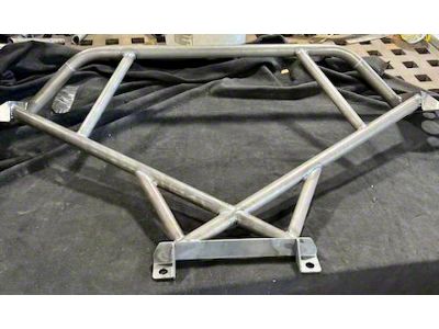 SpeedLogix Arched 4-Point Xtreme Rear Brace; Bare (08-23 Challenger)