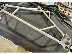 Arched 4-Point Xtreme Rear Brace; Flat Black (08-23 Challenger)