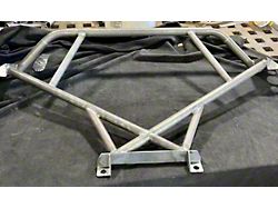 Arched 4-Point Xtreme Rear Brace; Hemi Orange (08-23 Challenger)