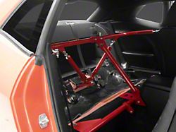 Bolt-In Harness Bar; Brembo/Tor Red (08-23 Challenger)