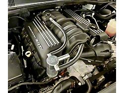 Oil Catch Can; Flat Black (11-23 6.4L HEMI Challenger w/ Shaker Hood)