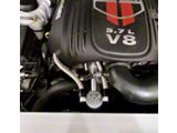 Oil Catch Can; Wrinkle Black (09-23 5.7L HEMI Challenger)