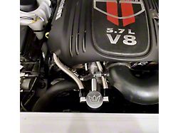 Oil Catch Can; Wrinkle Black (09-23 5.7L HEMI Challenger)