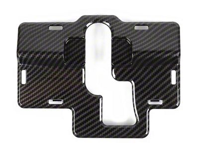 SpeedLogix Carbon Fiber Print Hood Latch Cover (21-23 Charger)