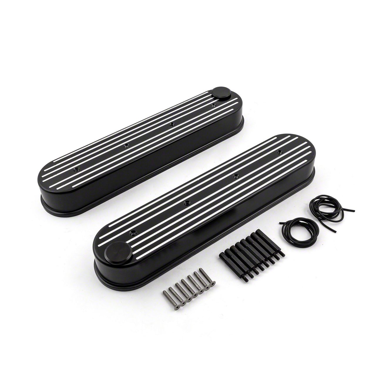 Speedmaster Camaro Ball Milled Aluminum Valve Covers without Coil ...