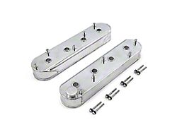 Speedmaster Fabricated Valve Covers with Coil Mounts; Polished (98-02 5.7L Camaro; 10-15 6.2L Camaro)