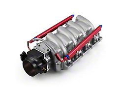 Speedmaster Aluminum EFI Intake Manifold with 92mm Throttle Body; Polished (97-04 Corvette C5; 05-07 6.0L Corvette C6)