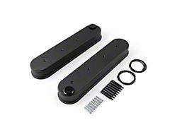 Speedmaster Aluminum Valve Covers; Black (97-13 Corvette C5 & C6, Excluding ZR1)
