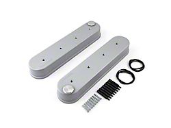 Speedmaster Aluminum Valve Covers; Silver (97-13 Corvette C5 & C6, Excluding ZR1)