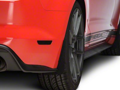 Jaeger Brothers No-Drill Splash Guards; Rear (15-23 Mustang GT, EcoBoost, V6)