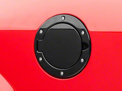 SpeedForm Bullitt Style Fuel Door; Black (05-09 Mustang)