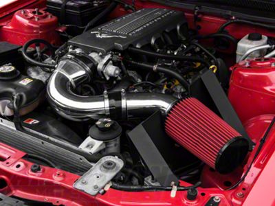 SR Performance Aluminum Cold Air Intake; Polished (05-09 Mustang GT)