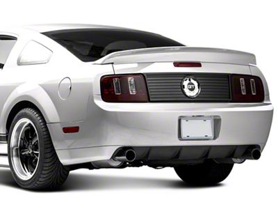 MMD Decklid Panel; Black (05-09 Mustang)