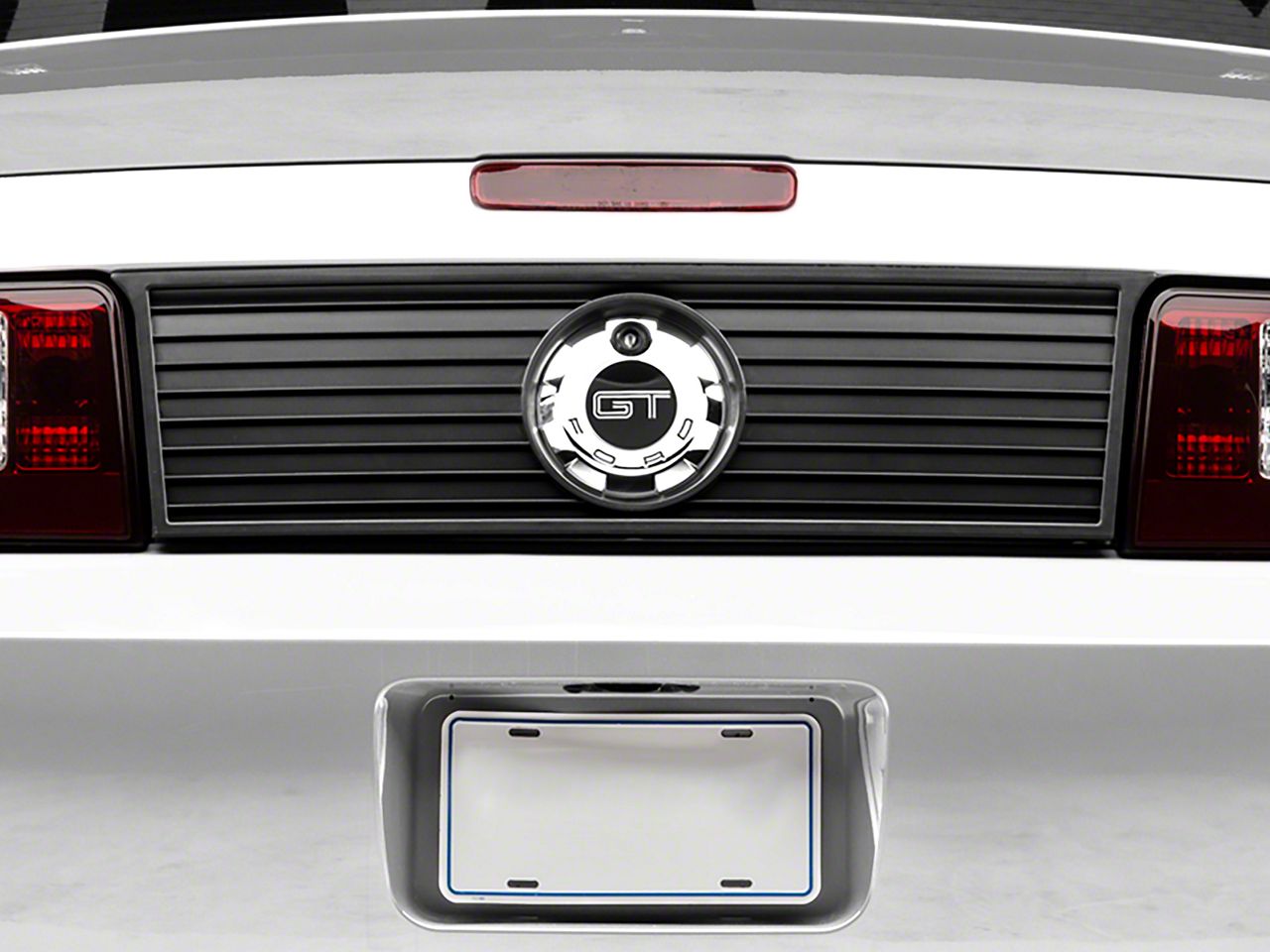 2005-2009 Ford Mustang Rear Deck Lid Trunk Honeycomb Blackout Vinyl Decal 5 thumbnail image