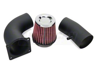Cold Air Intake System With Filter For 1994-1995 Ford Mustang 5.0L V8 - Black Aluminum