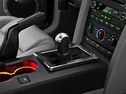 SpeedForm Modern Billet Shifter Bezel; Chrome (05-09 Mustang w/ Manual Transmission)
