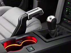 SpeedForm Modern Billet E-Brake Handle Cover; Satin (05-09 Mustang GT, V6)