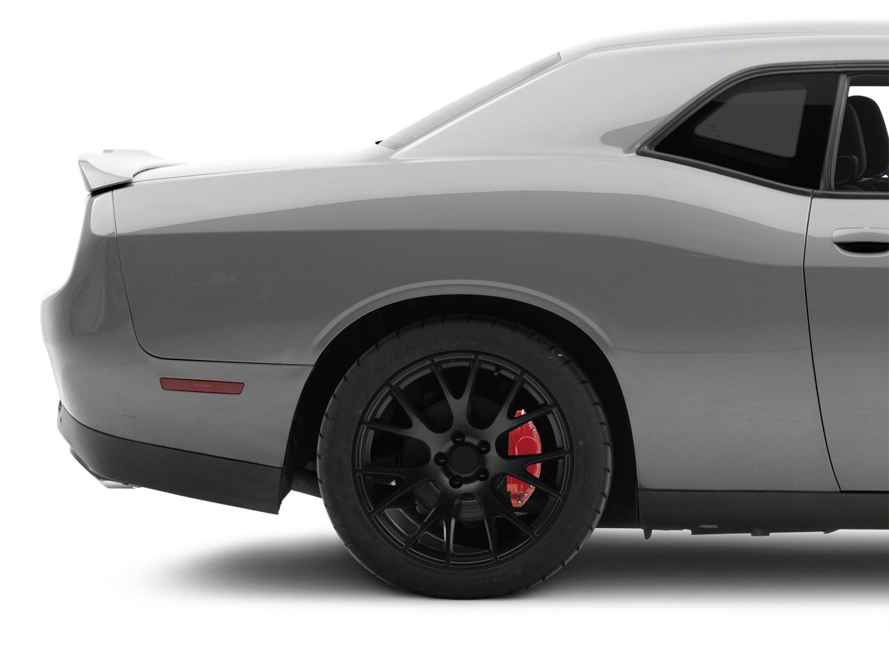 SR Performance Challenger Red Caliper Covers; Front and Rear CH10689