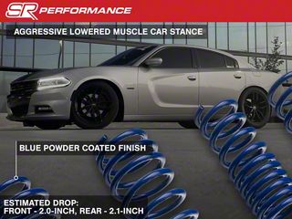 SR Performance Lowering Springs (06-23 RWD Charger, Excluding SRT)