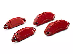 SR Performance Red Caliper Covers; Front and Rear (11-18 Charger R/T w/ Single Piston Front Calipers; 11-17 SE Charger w/ Single Piston Front Calipers; 12-23 SXT Charger w/ Single Piston Front Calipers)