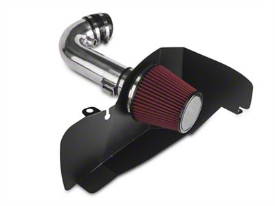 SR Performance Cold Air Intake; Polished (15-17 Mustang GT)