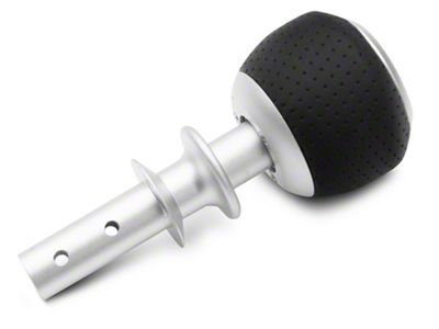 SR Performance Automatic Shifter Handle; Black Leather (15-25 Mustang, Excluding GT500)