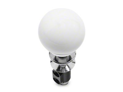 SR Performance Automatic Shifter Handle; White (15-25 Mustang, Excluding GT350 & GT500)