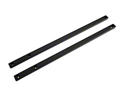 SR Performance Jacking Rails; Black (15-25 Mustang Fastback)