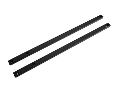 SR Performance Jacking Rails; Black (15-25 Mustang Fastback)