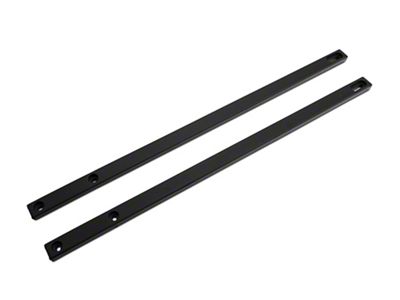 SR Performance Jacking Rails; Black (15-24 Mustang Fastback)