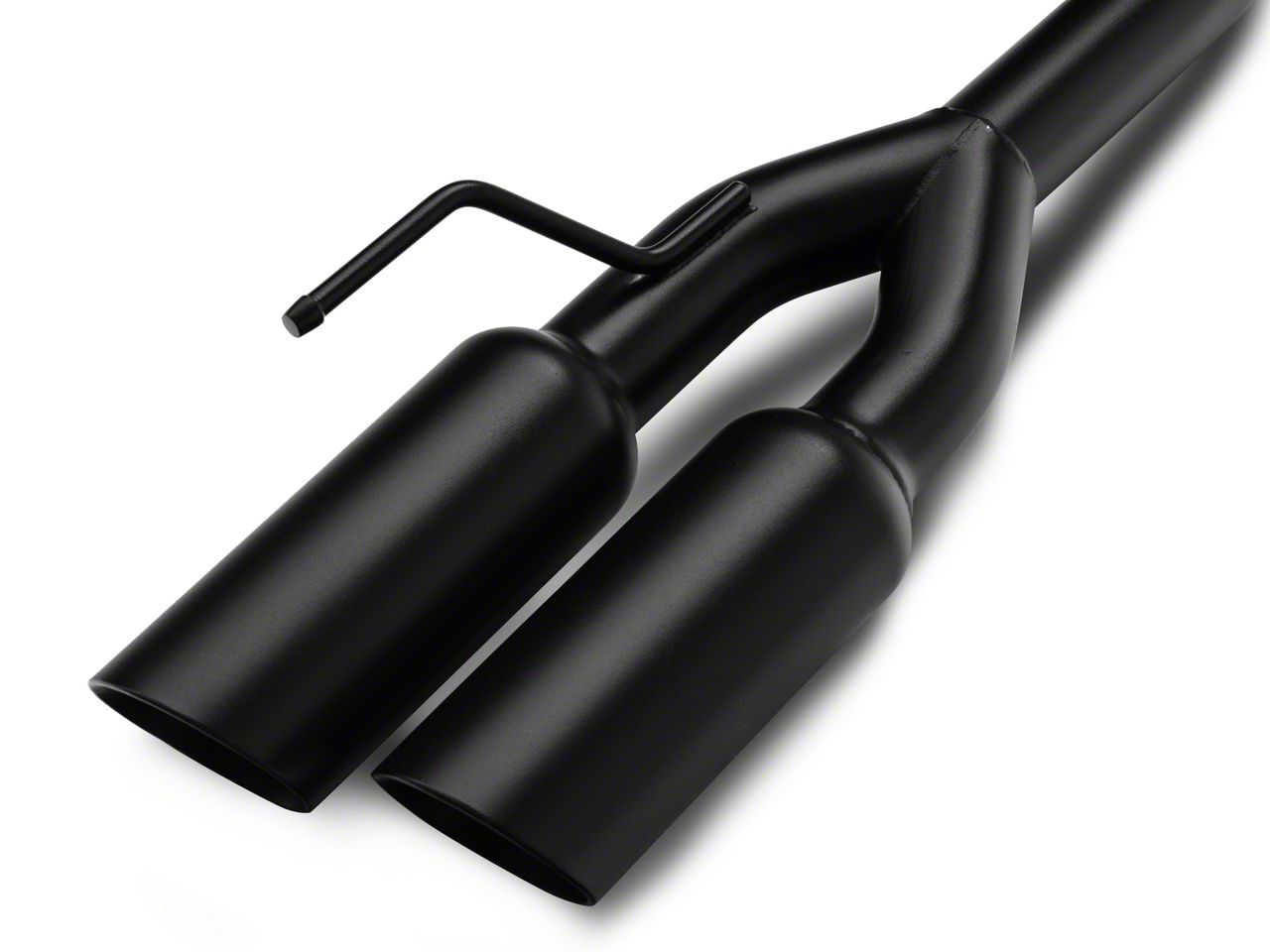 C&L Mustang Muffler Delete Axle-Back Exhaust with Black Tips C&L Mustang Muffler Delete Axle-Back Exhaust with Black Tips