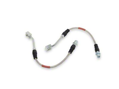 SR Performance Performance Stainless Steel Brake Line Kit; Front (99-04 Mustang)