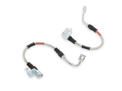 SR Performance Performance Stainless Steel Brake Line Kit; Front (15-23 Mustang)