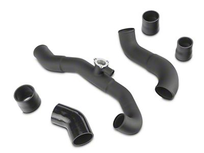 SR Performance Intercooler Charge Pipe Kit; Black (15-23 Mustang EcoBoost)