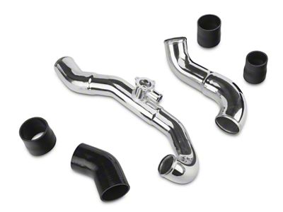 SR Performance Intercooler Charge Pipe Kit; Polished (15-23 Mustang EcoBoost)