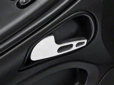 SpeedForm Modern Billet Interior Door Handles; Polished (94-04 Mustang)