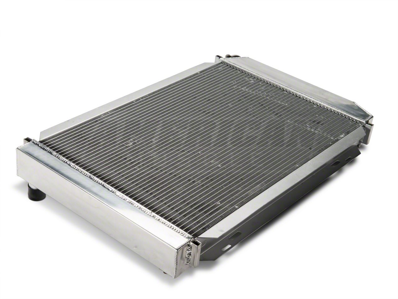 DH Racing Aluminum Fan Shroud With Fans For Ford Mustang 1979-1993 – Fits 5.0L V8, 2.3L, Silver, 1-Year Warranty