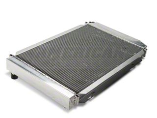 DH Racing Aluminum Fan Shroud With Fans For Ford Mustang 1979-1993 – Fits 5.0L V8, 2.3L, Silver, 1-Year Warranty