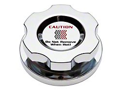 SpeedForm Modern Billet Radiator Cap Cover; Chrome (96-04 Mustang GT, Cobra)